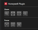 Shows a menu from the Honeywell Milestone Plugin