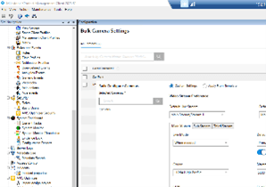 Image showing bulk update settings in Milestone with thwe Honeywell Camera Manager Plugin